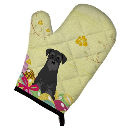 Carolines Treasures Easter Eggs Standard Schnauzer Black Oven Mitt BB6032OVMT